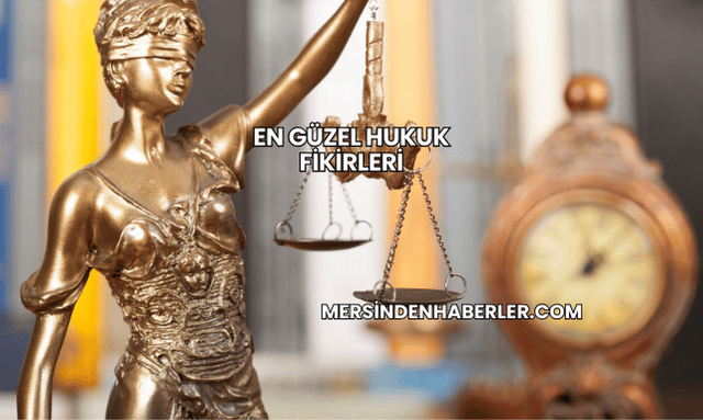En Güzel Hukuk Fikirleri
