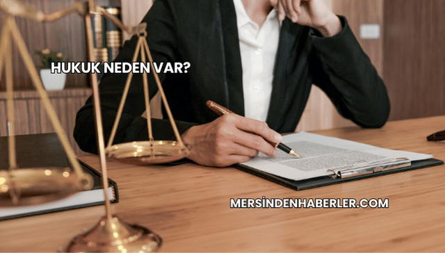 Hukuk Neden Var?